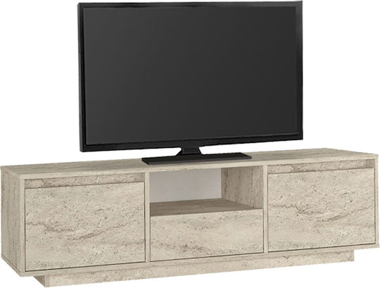 Έπιπλο Τηλεόρασης Lumbera Μπεζ Μ160xΠ29.5xΥ42cm