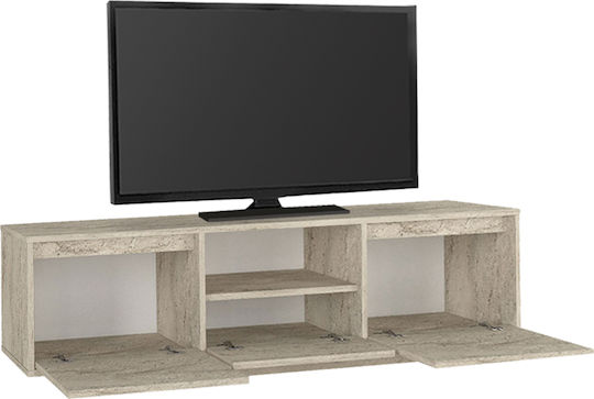 Έπιπλο Τηλεόρασης Lumbera Μπεζ Μ160xΠ29.5xΥ42cm