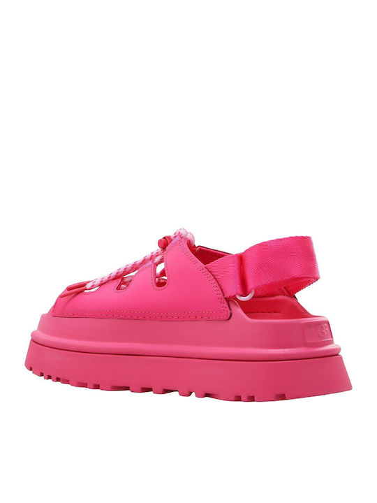 Goldenglow Дамски Сандали Flatforms Фуксия