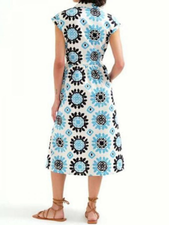 Summer Midi Shirt Dress