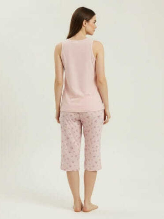 Prive Underwear Summer Women's Pink Pyjama Set