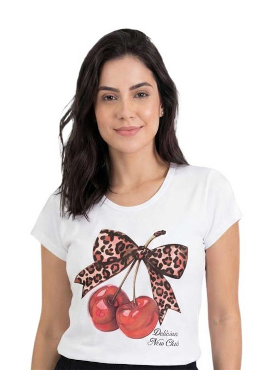 Nina Club Summer Women's Cotton Pyjama Set White