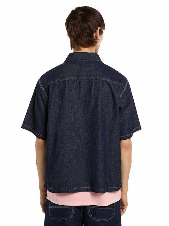 Dickies Denim Shirt Dark Red