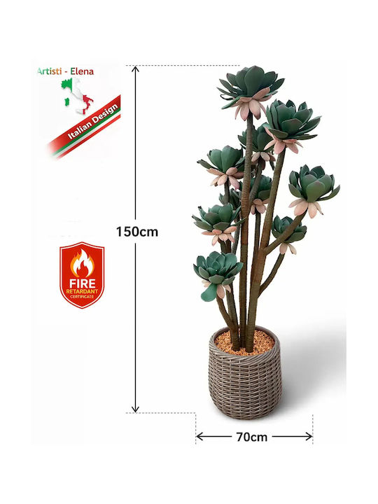 Cactus Artificial 150cm Ghiveci Modern Eva