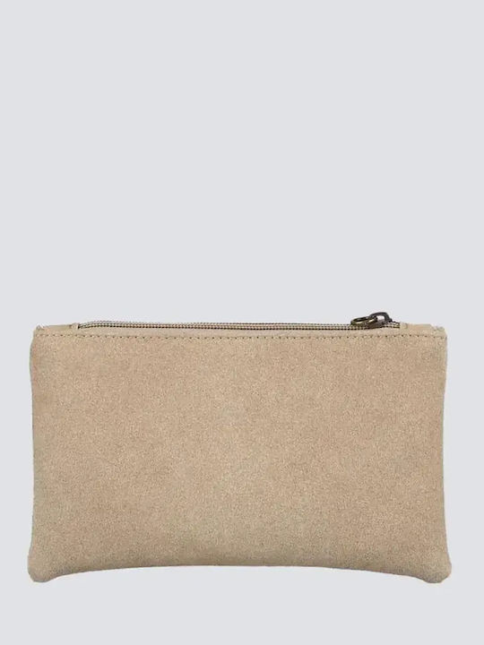 Leather Women's Handbag Suede Grey