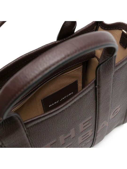 Leather Women's Tote Handbag Brown