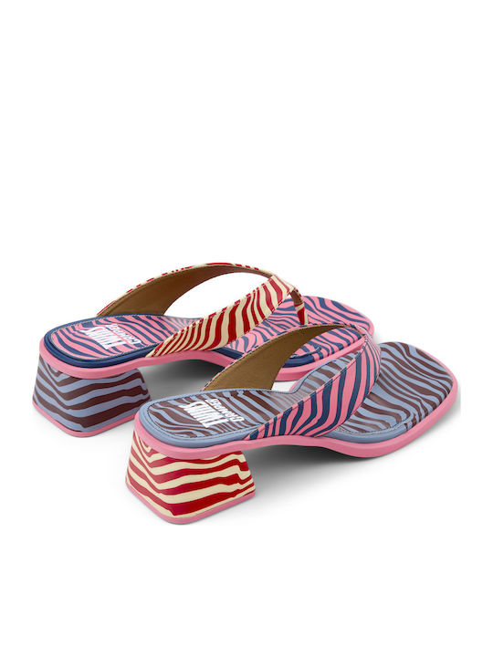 Damen Sandalen Mehrfarbige Leder