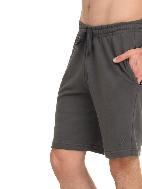 French Terry Men's Bermuda Shorts Gray