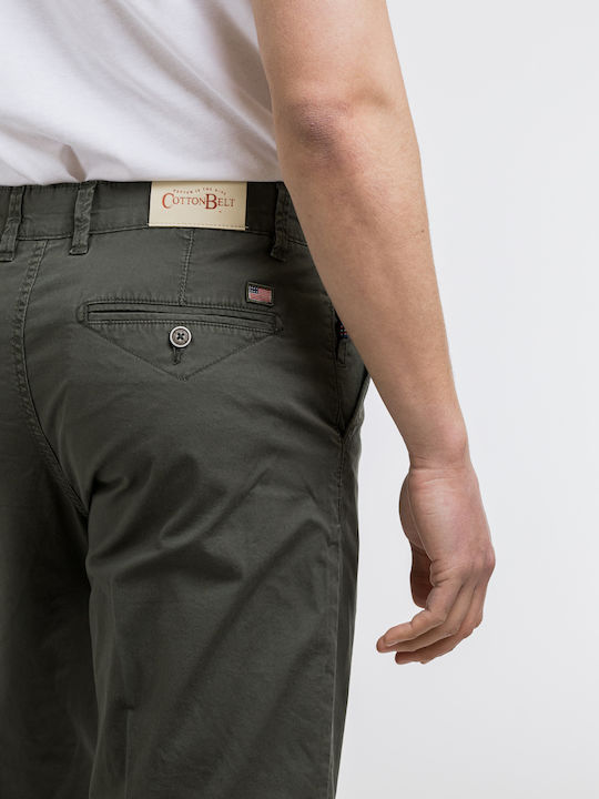 Pantaloni Scurți Bărbați Kaki