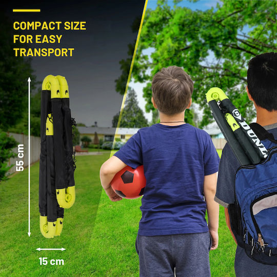 Dunlop 2 Pieces 55cm x 44cm x 44cm Football Goals Set 2 Pieces