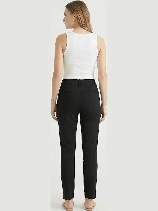 Damen Stoffhose Schwarz