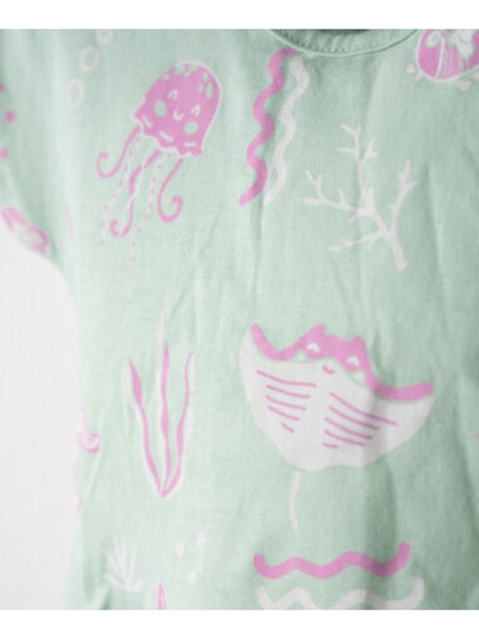 Nek Kids Wear Παιδικό Σετ με Κολάν Τιρκουάζ 2τμχ