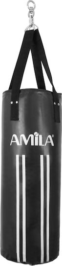 AMILA Punga sintetică Punga de box 20kg cu înălțimea 90cm Negru