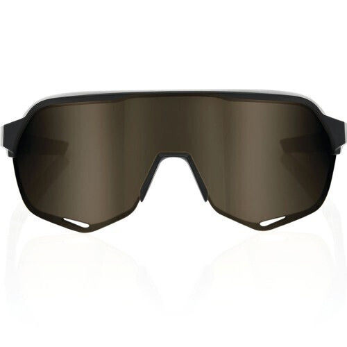 100% Cycling Glasses with Black Frame & Mirror / Transparent Lenses