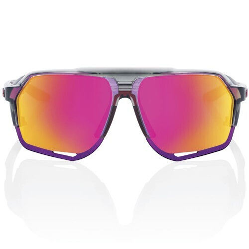 100% Cycling Glasses Norvik with Gray Frame & Mirror Lenses