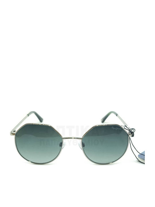 Pepe Jeans Pj5241 Silver Sunglasses with Frame Pepe Jeans Pj5241 Silver Sunglasses with Frame