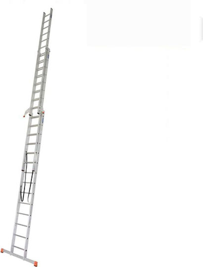 Professional Three-section Ladder Krause Tribilo 3x14 10.9 M 150 Kg