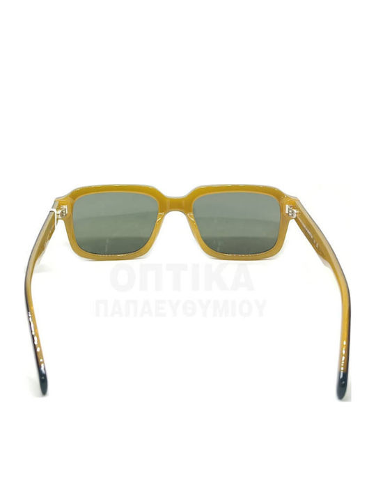 Benetton Unisex Sunglasses With Black Frame And Green Lens BE5107 096