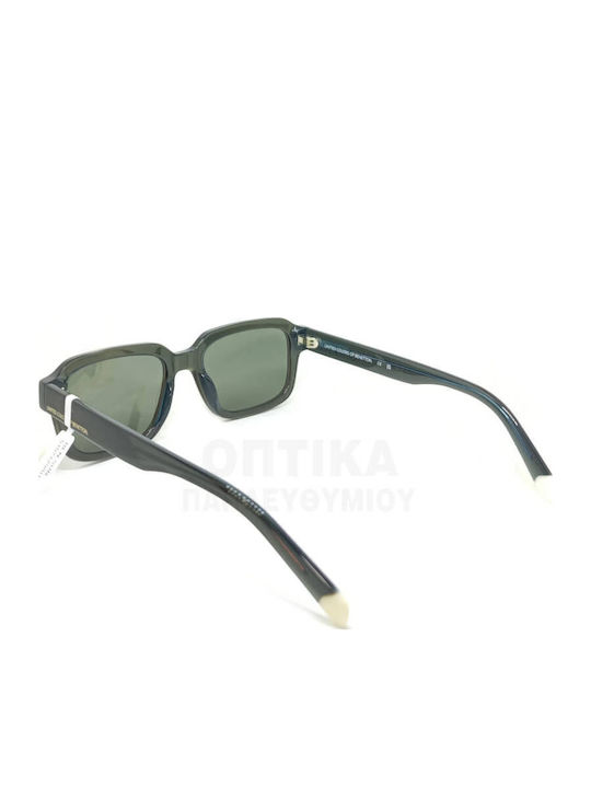 Benetton Unisex Sunglasses With Gray Frame And Green Lens BE5107 129