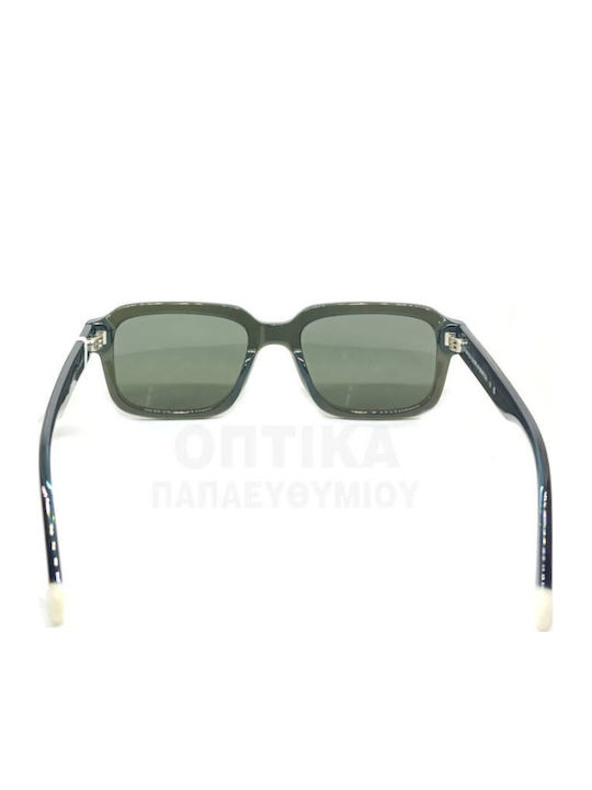 Benetton Unisex Sunglasses With Gray Frame And Green Lens BE5107 129