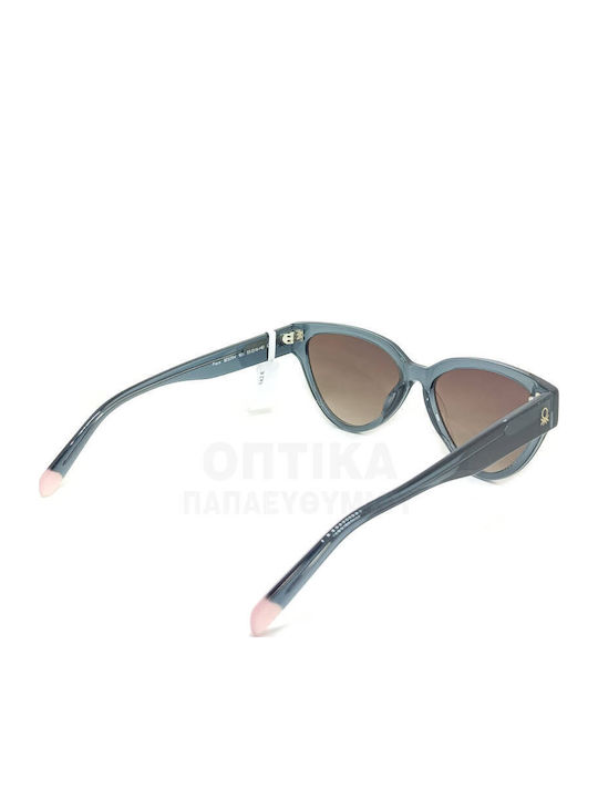 Benetton Unisex Sunglasses With Blue Frame And Brown Lens BE5094 901