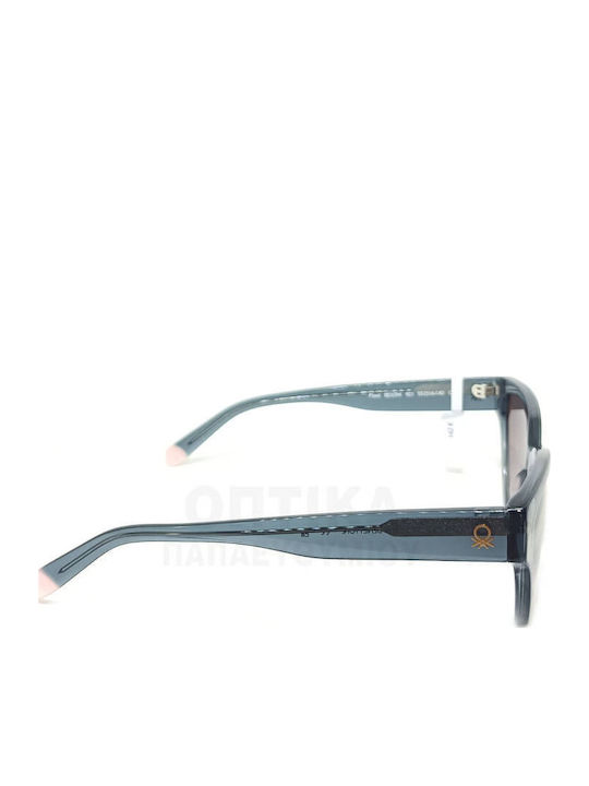 Benetton Unisex Sunglasses With Blue Frame And Brown Lens BE5094 901