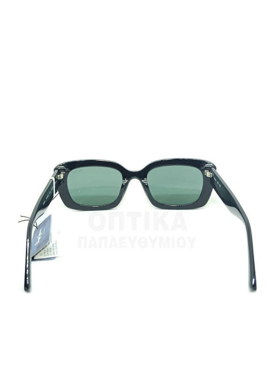 Pepe Jeans Pj7465 001 Women's Sunglasses with Black Frame and Green Lens PJ7465-001