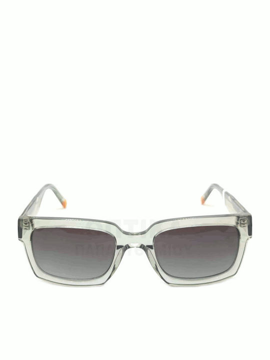 Benetton Unisex Sunglasses With Green Frame And Gray Lens BE5101 901
