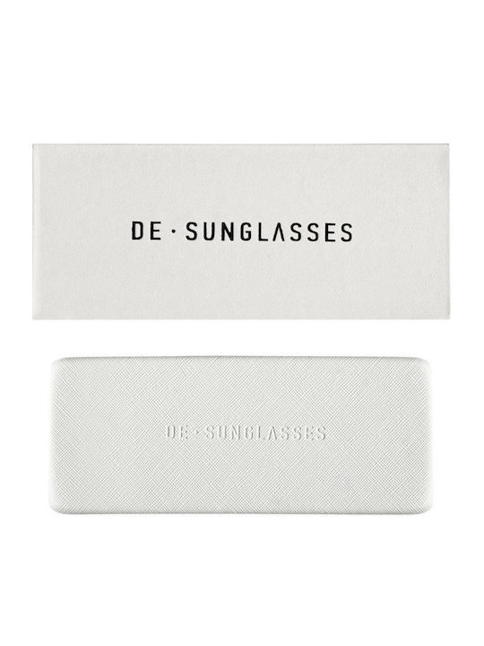 De Sunglasses Unisex Sonnenbrillen mit Schwarzem Horn umrandetem Rahmen THEDUNE25BLK-N