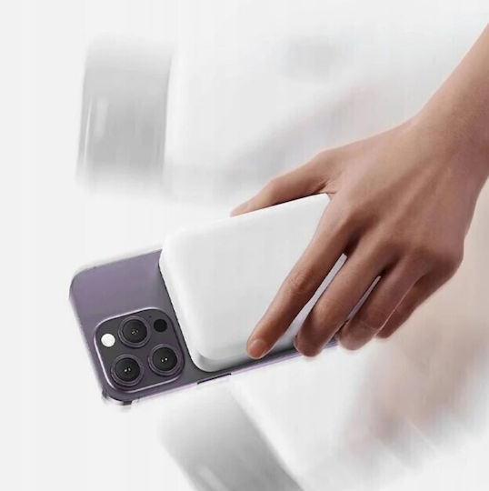 Baterie Externă MagSafe 10000mAh 15W Alb