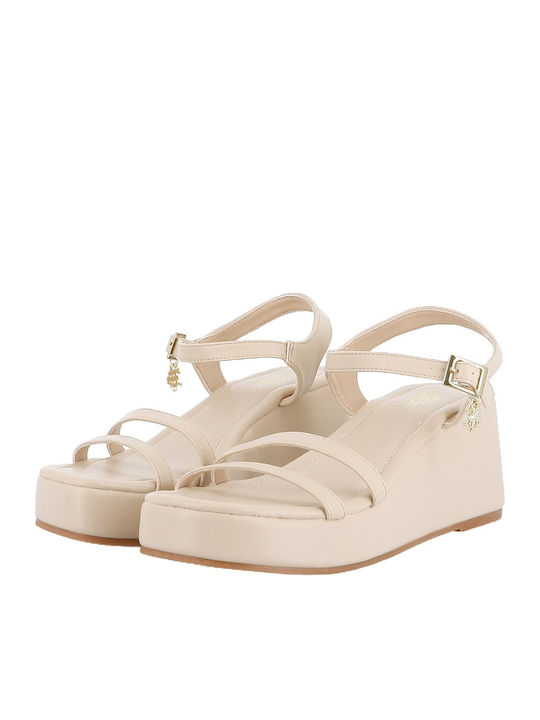 Summer Women's Platforms Beige