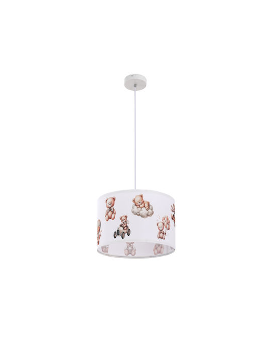 Agora Lighting Deckenleuchte Weiß mit Lampenbirnensockel E27