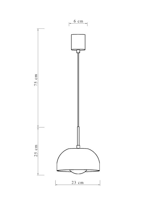Agora Lighting Висящо Тавано Осветително Тяло Кафява Топка За 10 Лампи E27 100x100см