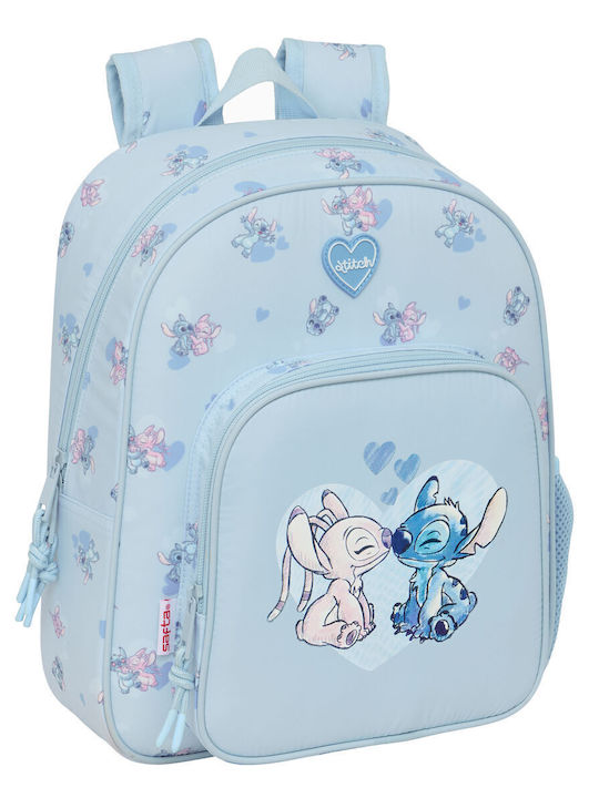 School Kids Backpack Light Blue 34x28x10cm