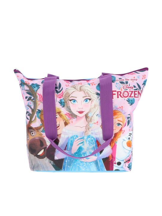 Disney Frozen Magic Crew Παιδική Τσάντα Θαλάσσης Γαλάζια 47x33x15εκ.