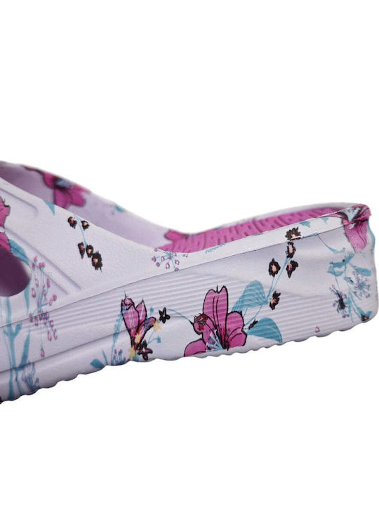 Damen Zehentrenner in Fuchsie Farbe