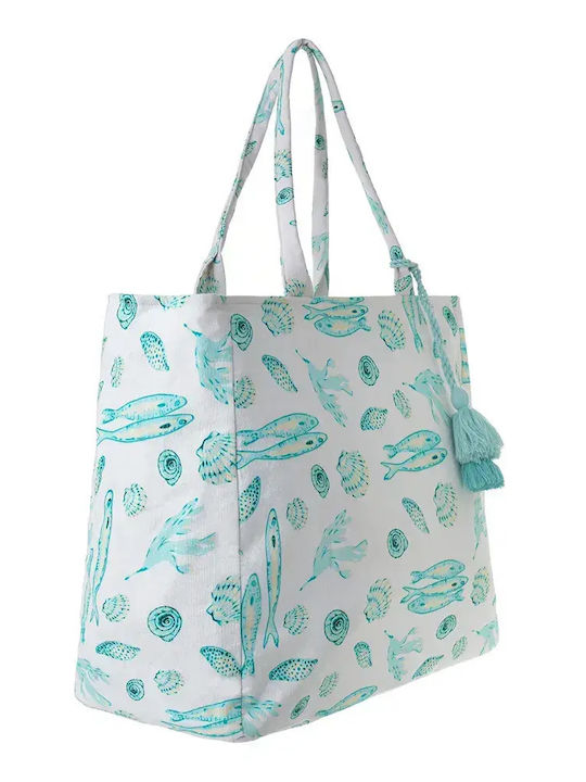 Ble Resort Collection Υφασμάτινη Τσάντα Θαλάσσης Ble Resort Collection Υφασμάτινη Τσάντα Θαλάσσης