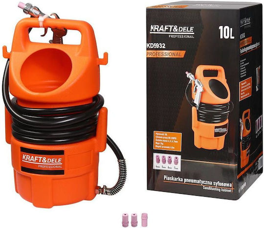 Pneumatic Sandblaster Kraft&dele Kd5932 10 L 120 Psi