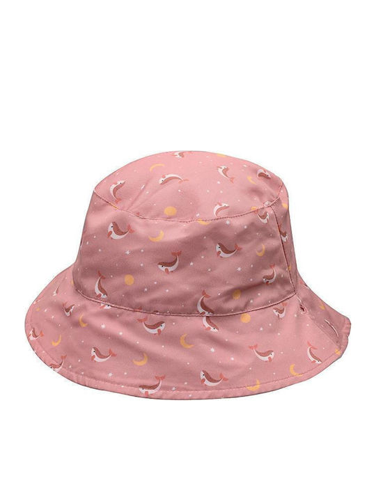 Tutete Palarie Copii Bucket Tesatura Cu Protectie Solara Roz