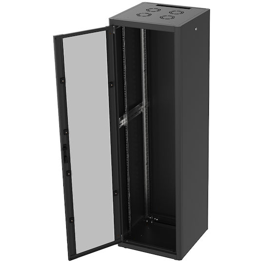 Edision Floor Rack Cabinet 19U Black 60-02-0208