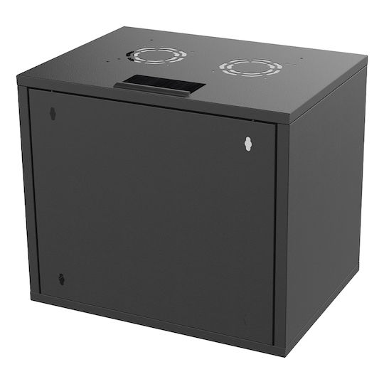 Edision Dulap Rack Montat pe Perete 19U Negru 60-02-0023