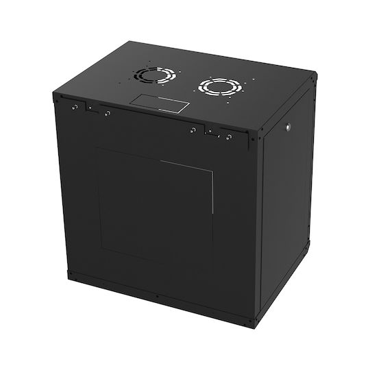 Edision Dulap Rack Montat pe Perete 19U Negru 60-02-0103
