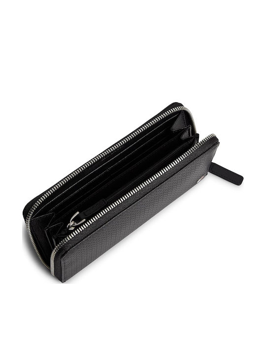 Emboss Leather Men's Wallet Black