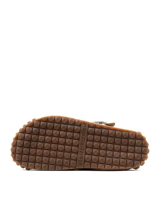 Texas 01 Combo A Suede Mules with High Heel in Beige Colour