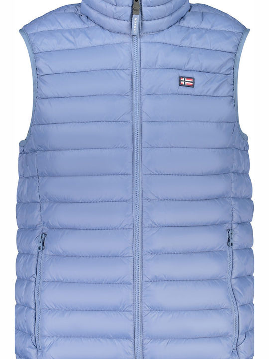 Sleeveless Jacket Blue