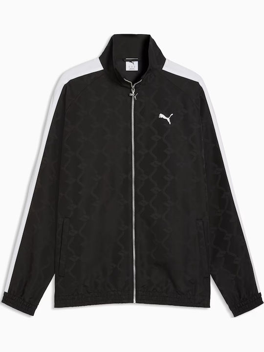 Woven Спортно Яке Черно
