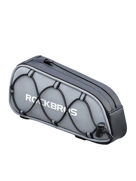 Rockbros Bike Τσαντάκι Σκελετού Ποδηλάτου 0.9lt Ασημί 275477