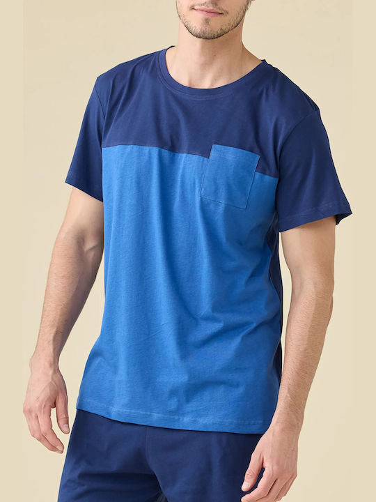 Noidinotte Summer Men's Pyjama Top Blue