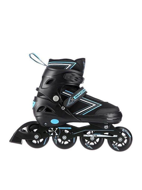 Inline Регулируеми Ролери Черни Детски
