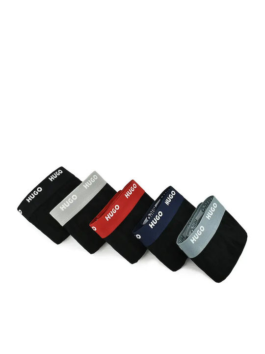 Herren Boxershorts Schwarz 5er Pack